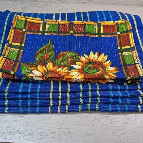 Sunflower Table Napkins with Matching Placemats Set - Picture 8 of 8